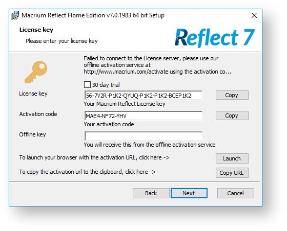 macrium reflect 6 free offline installer
