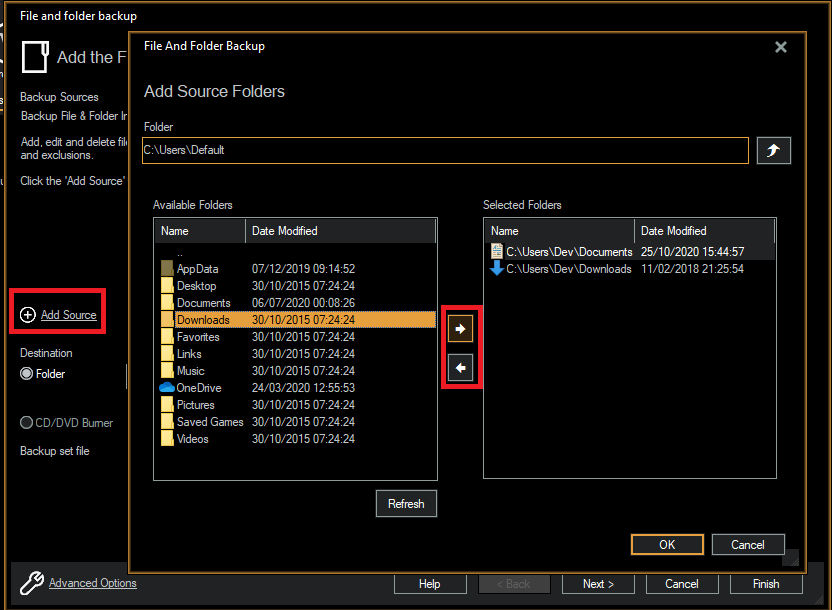 _FILE_AND_FOLDER_BACKUP_WIZARD KnowledgeBase v7.2 Macrium Reflect