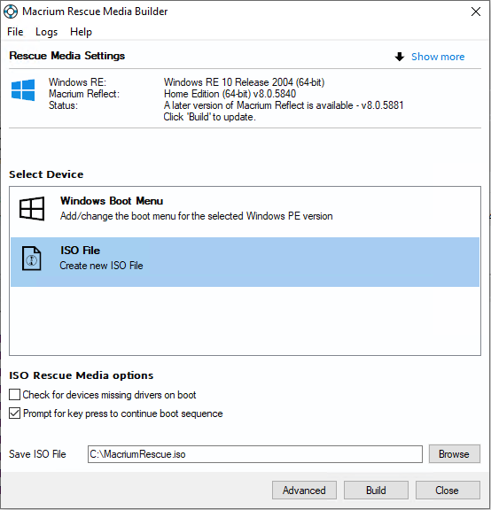 convert macrium reflect image to iso convert macrium reflect image to iso