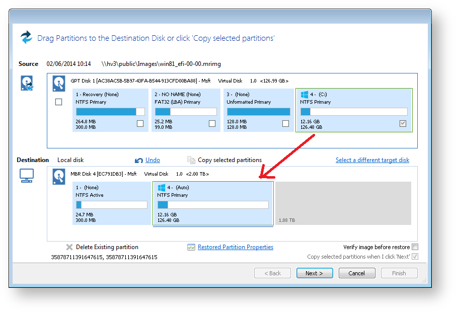 Restoring a UEFI/GPT System image to MBR - KnowledgeBase - Macrium ...
